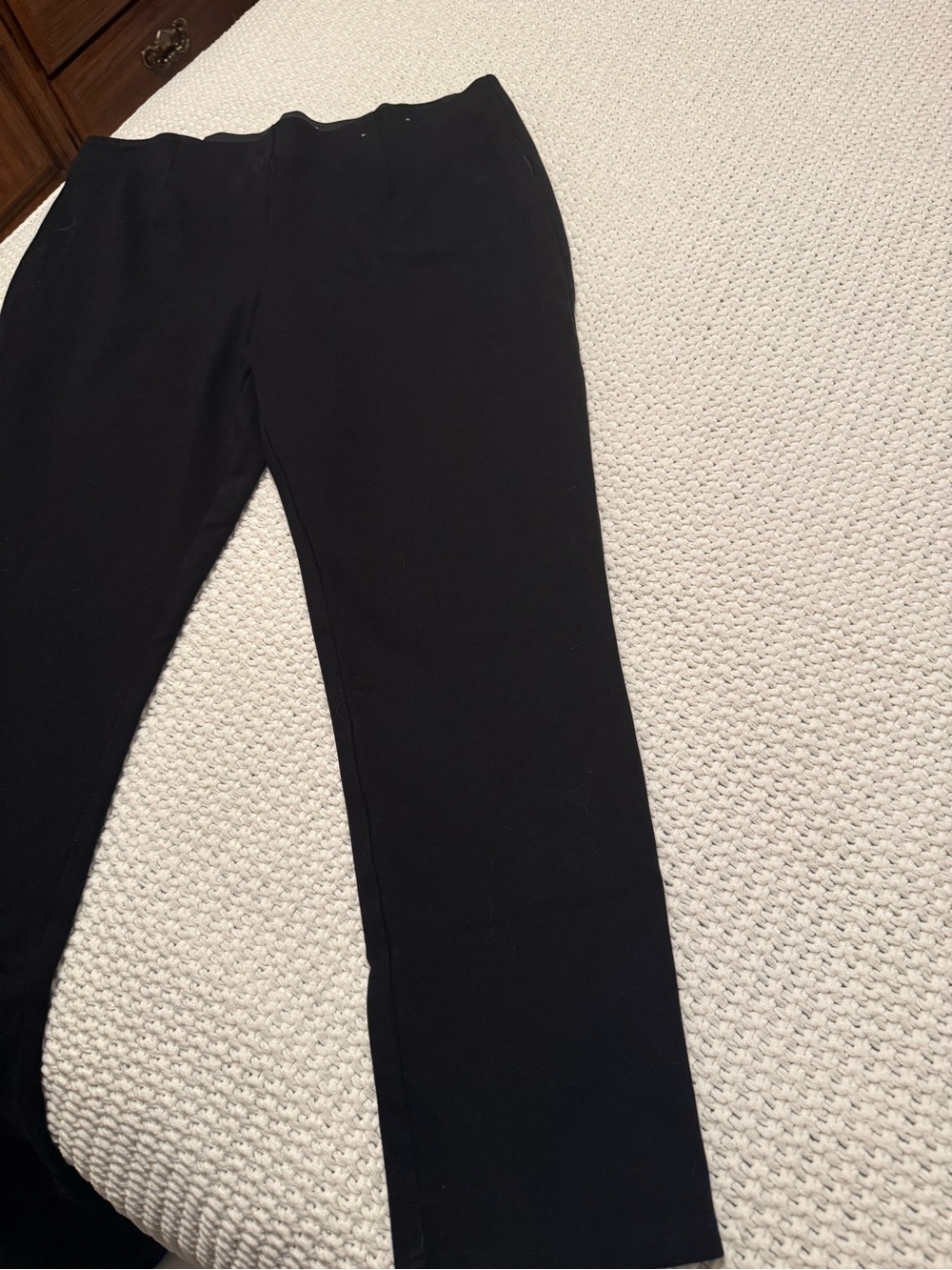 Calvin Klein Black Straight-Leg Pants